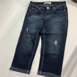 Vigold Dark Wash Capri Blue Jeans Size 1/2